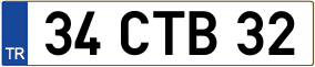Truck License Plate